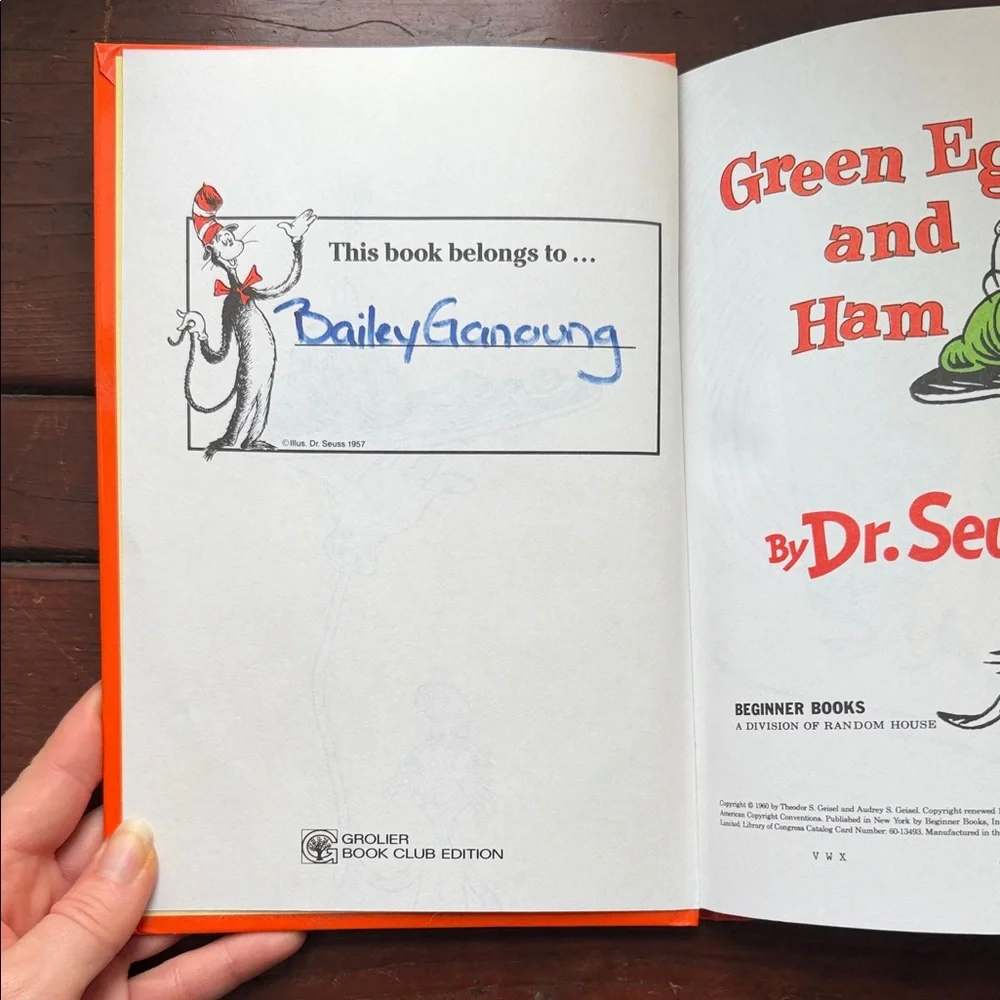 Vintage 1960 Green Eggs and Ham Book by Dr. Seuss - Picture 4 of 8